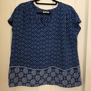 Style & Co. Blue Blouse